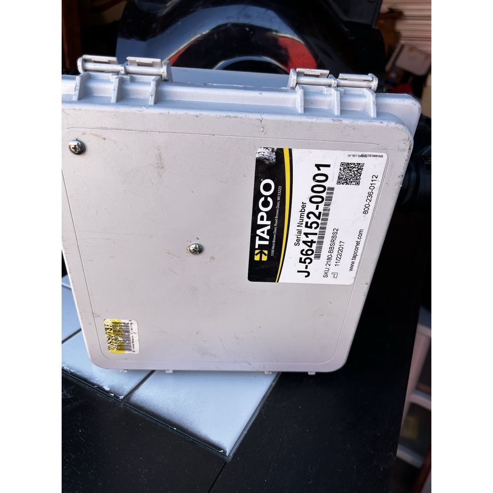 TAPCO 2180-BBSRBS2 12" Red LED Solar BlinkerBeacon Traffic Warning Signal - Picture 9 of 11